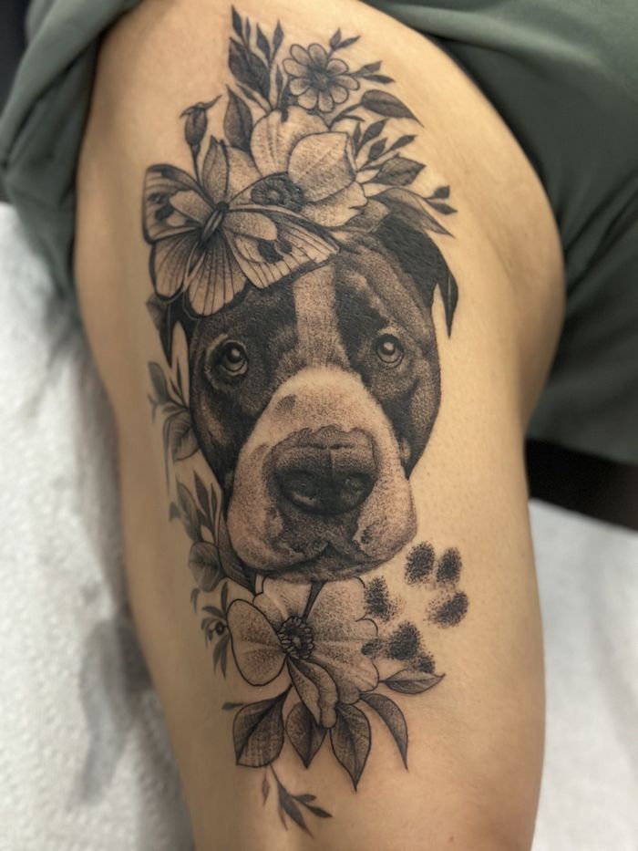Custom tattoo by Tatted Kevin, Kustom Tattoo Club
